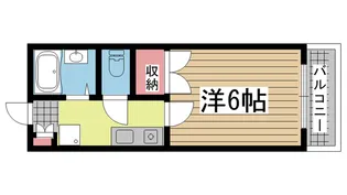 ヘーベル青木【2階】の間取り