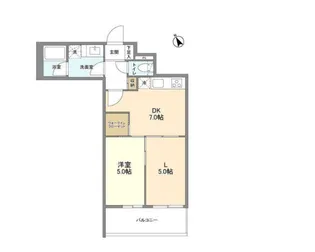 ACPレジデンス文京春日【1階】の間取り