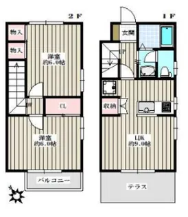 東京都文京区千石3【一戸建】の間取り