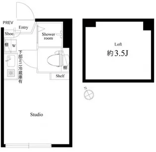 カサ・デ・アンジェラ【2階】の間取り