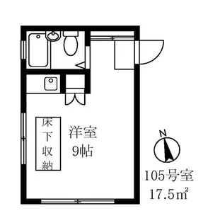 コーポFUSHIMI【1階】の間取り