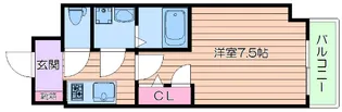 S-RESIDENCE江坂Alegria【5階】の間取り
