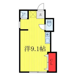 東京都文京区千駄木5【アパート】の間取り