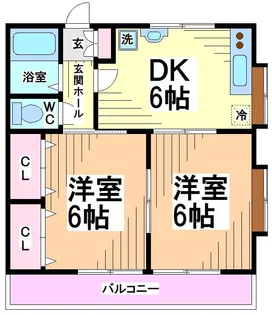 神奈川県川崎市多摩区菅馬場1【アパート】の間取り