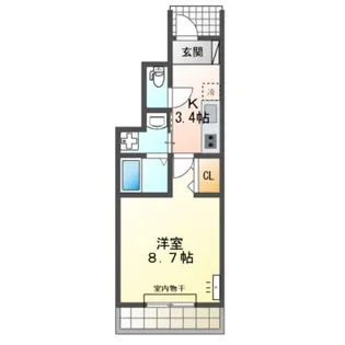 プラウドI【1階】の間取り