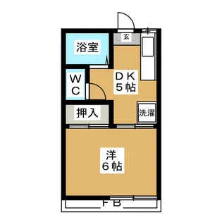 東京都大田区鵜の木3【アパート】の間取り