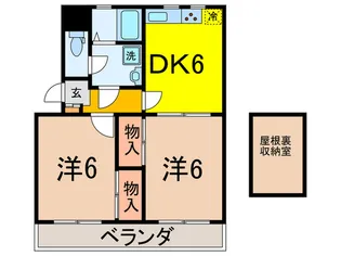 クレ-トメゾン【3階】の間取り