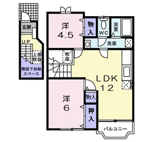 ラルジュ【2階】の間取り