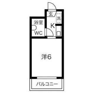 ベルシティ台原【1階】の間取り