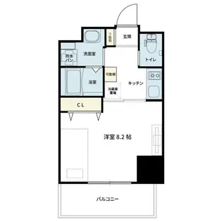 エステムコート吹田・朝日町【7階】の間取り