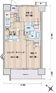 東京都江東区豊洲3【マンション】の間取り