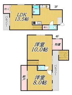 abcビルの間取り