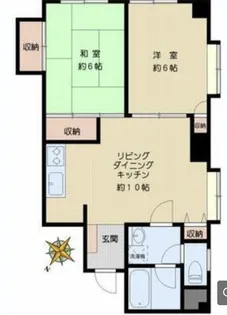 グリーンヒル文京【9階】の間取り