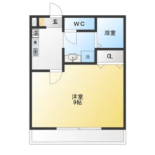 エスポワール若松I【1階】の間取り