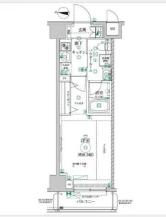 レアライズ清澄白河【3階】の間取り