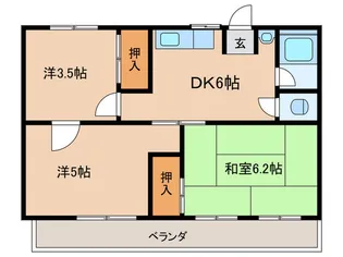 コ-ポ伊谷【4階】の間取り