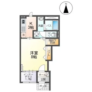 リベラ【1階】の間取り