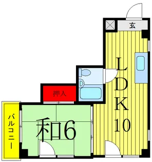 高野ビル【4階】の間取り