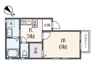パークサイドダイスB【2階】の間取り