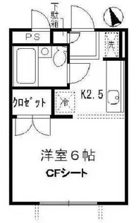 アルファ上高田【2階】の間取り