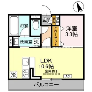 プレミアステイツH【2階】の間取り