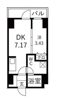 TRADIS森下【4階】の間取り