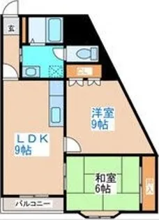 ウィスタリア八軒【4階】の間取り