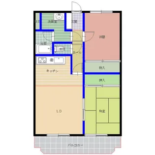 ファミール笠原【2階】の間取り