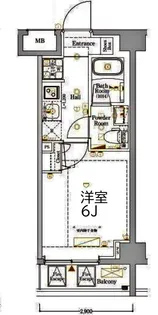 KNOTS新丸子【1階】の間取り