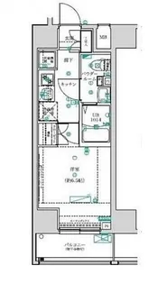 SQUARE CITY KAWASAKI【2階】の間取り