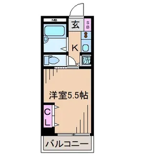 第2コーポ代田【4階】の間取り