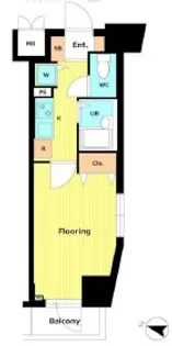 メインステージ西麻布2【8階】の間取り