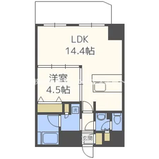 セレニテ梅田北Premium【7階】の間取り