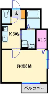 ブライト【1階】の間取り