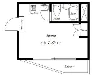 ドリームシティ中野【4階】の間取り