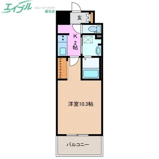 ザ・レジデンス桑名【4階】の間取り