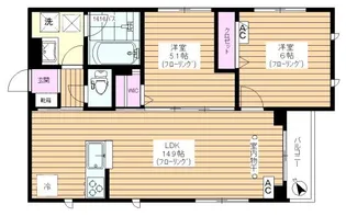 モノリス【2階】の間取り