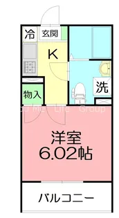 HARVEST亀井野【3階】の間取り