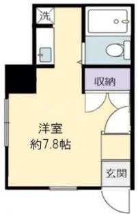 コーポ松飛台【1階】の間取り