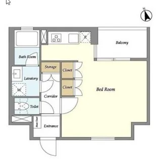 ヒルトップ北沢【2階】の間取り