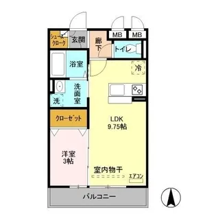 イースト・コート【2階】の間取り