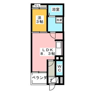 REGALESTこまどめ【3階】の間取り