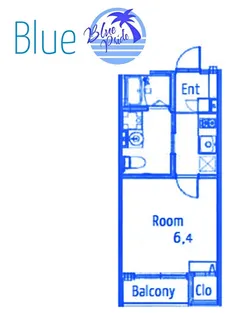 ベルメント袖ヶ浜【3階】の間取り