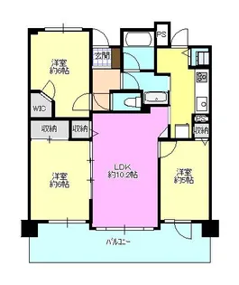 レクセルガーデン茅ヶ崎【2階】の間取り