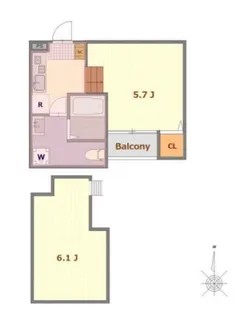 el Casa 日進【2階】の間取り