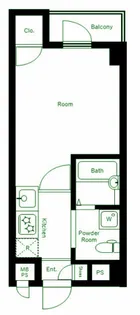 ブライズ大森東【2階】の間取り