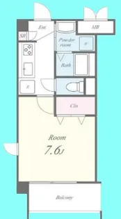 フランディル(品川区)【3階】の間取り