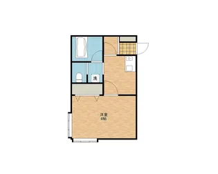 ウィング片淵【1階】の間取り