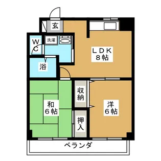 レクエルド日吉【2階】の間取り