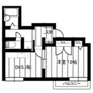 ロワール八幡【1階】の間取り